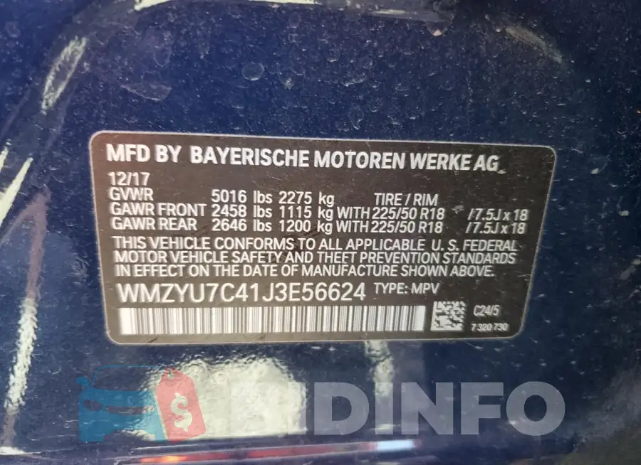 WMZYU7C41J3E56624 Photo# 13