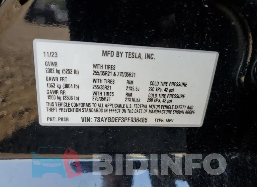 7SAYGDEF3PF936485 Photo# 12