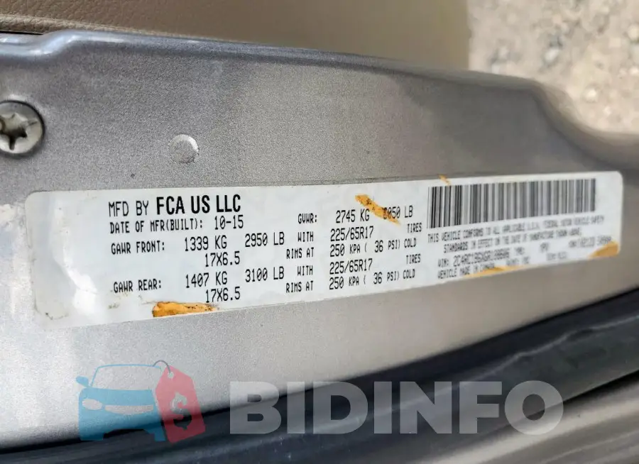 2C4RC1BGXGR188606 Photo# 14