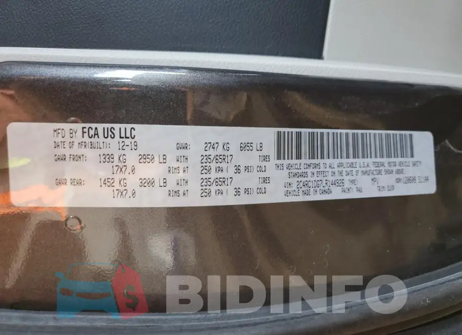 2C4RC1DG7LR144926 Photo# 13