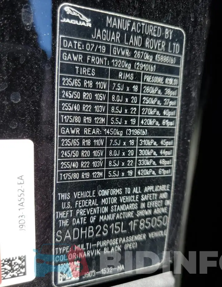 SADHB2S15L1F85050 Photo# 13
