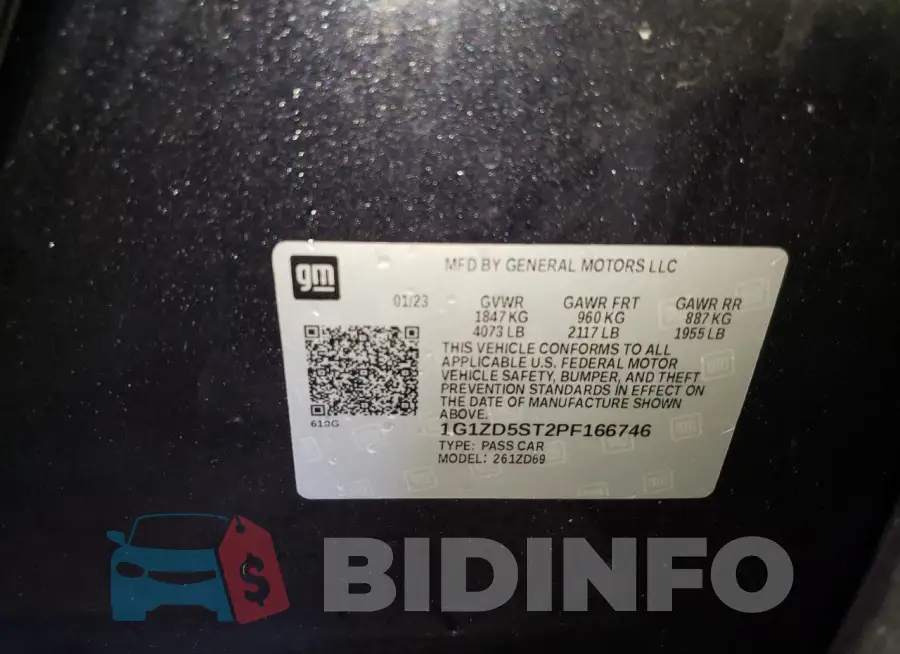 1G1ZD5ST2PF166746 Photo# 12