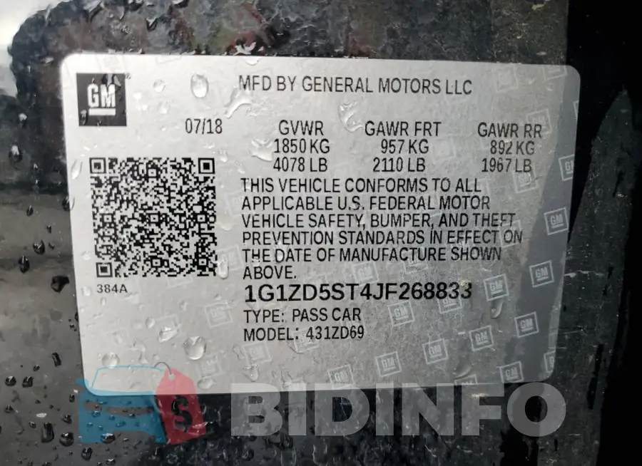 1G1ZD5ST4JF268833 Photo# 13
