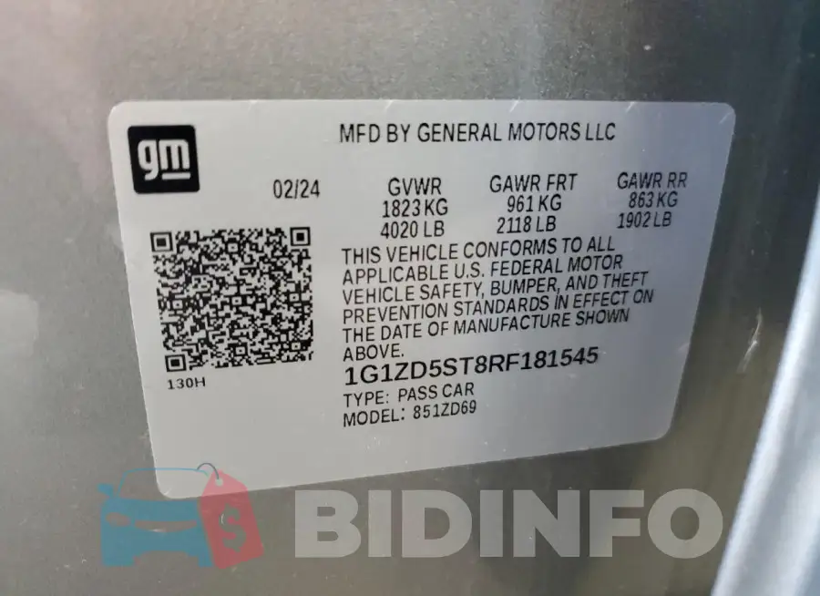 1G1ZD5ST8RF181545 Photo# 12
