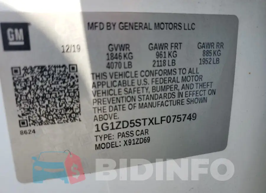 1G1ZD5STXLF075749 Photo# 12