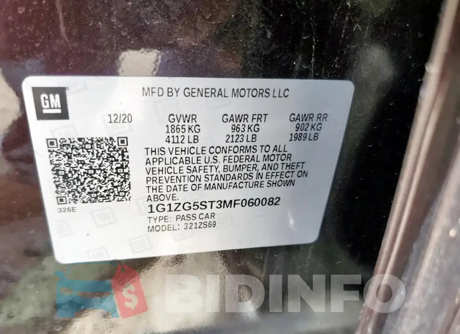 1G1ZG5ST3MF060082 Photo# 12