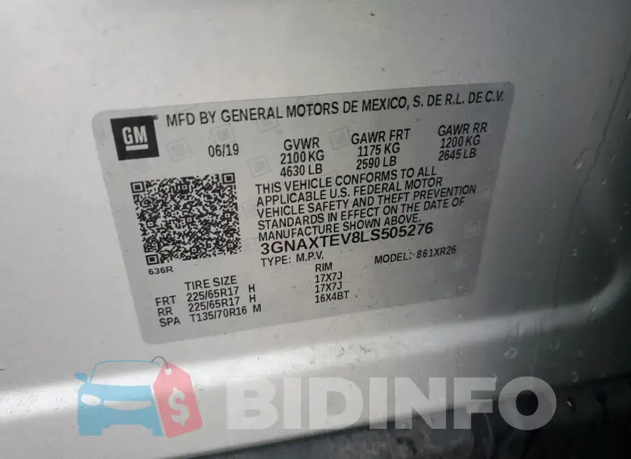 3GNAXTEV8LS505276 Photo# 13