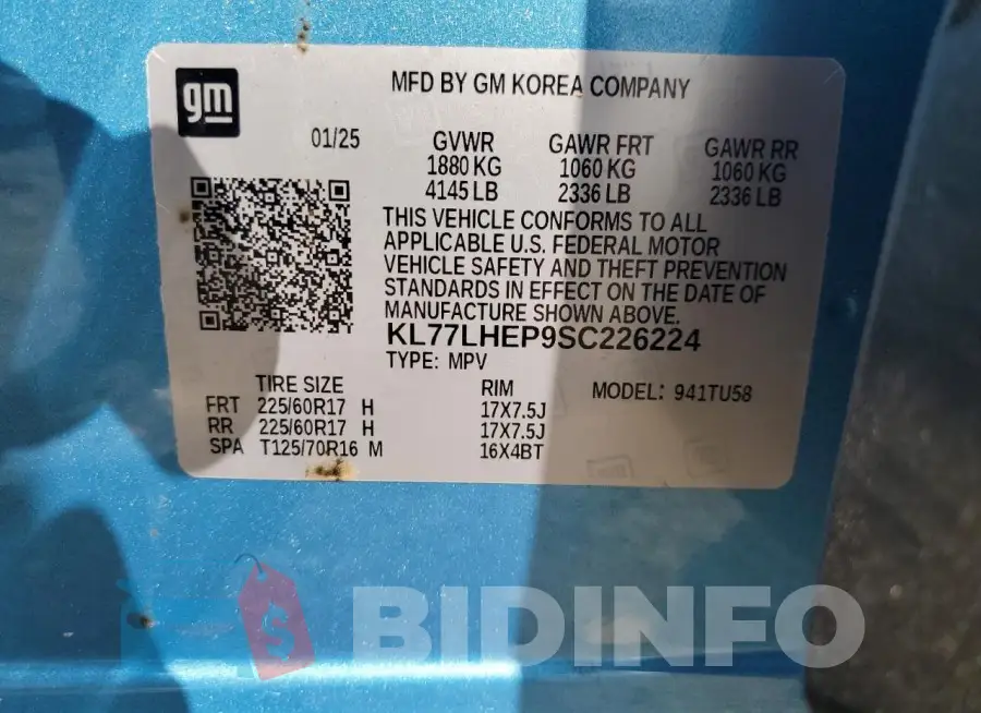 KL77LHEP9SC226224 Photo# 13