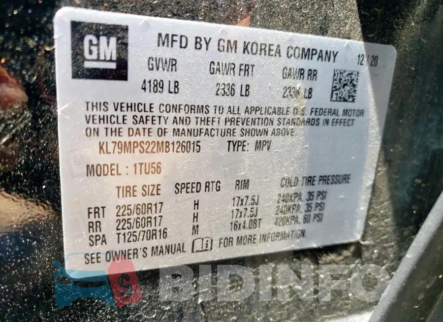 KL79MPS22MB126015 Photo# 13