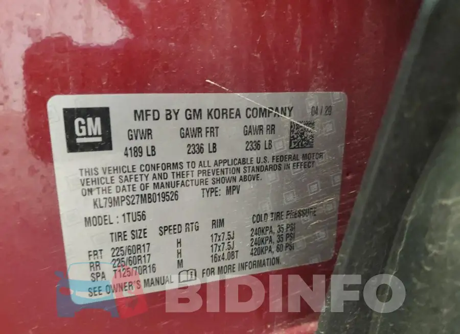 KL79MPS27MB019526 Photo# 14