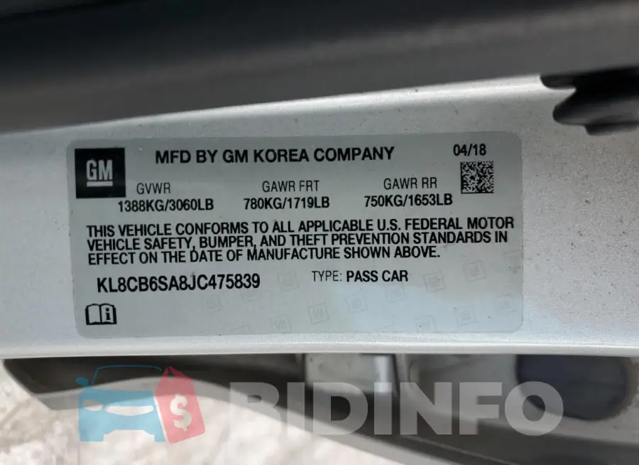 KL8CB6SA8JC475839 Photo# 12