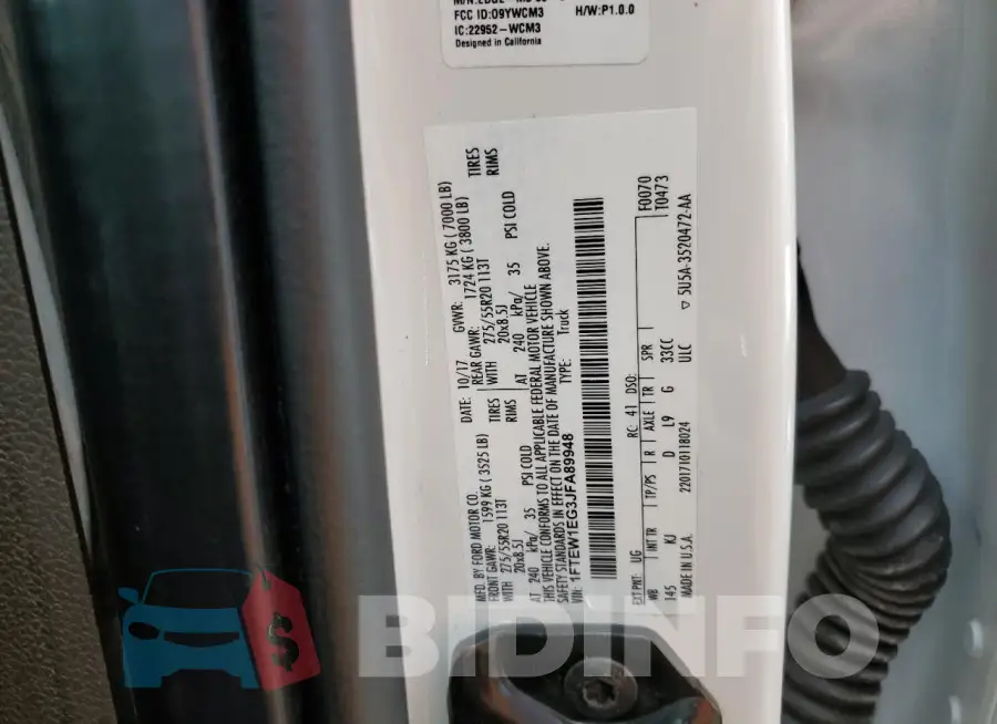 1FTEW1EG3JFA89948 Photo# 12