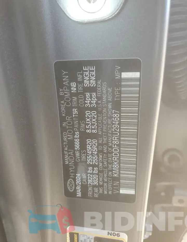 KM8KRDDF8RU294687 Photo# 13