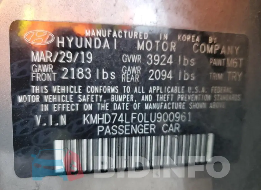 KMHD74LF0LU900961 Photo# 13