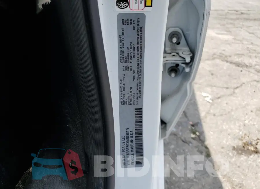 1C6RRFBGXMN698479 Photo# 13