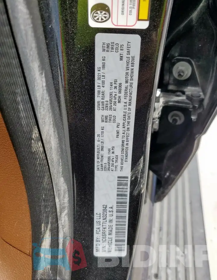 1C6SRFKT7LN323842 Photo# 12