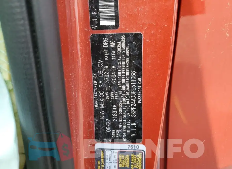 3KPF24AD3PE511068 Photo# 12