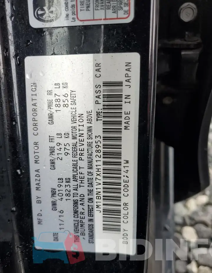 JM1BN1V7XH1128953 Photo# 12