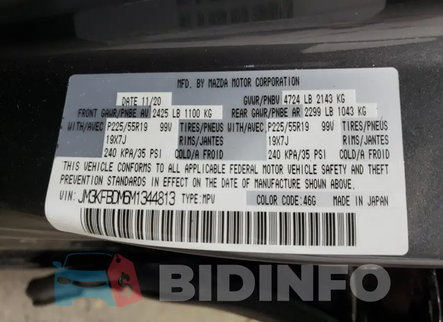 JM3KFBDM6M1344813 Photo# 14