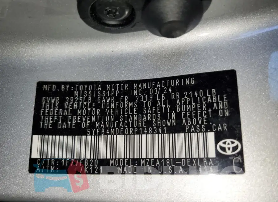 5YFB4MDE0RP148341 Photo# 13