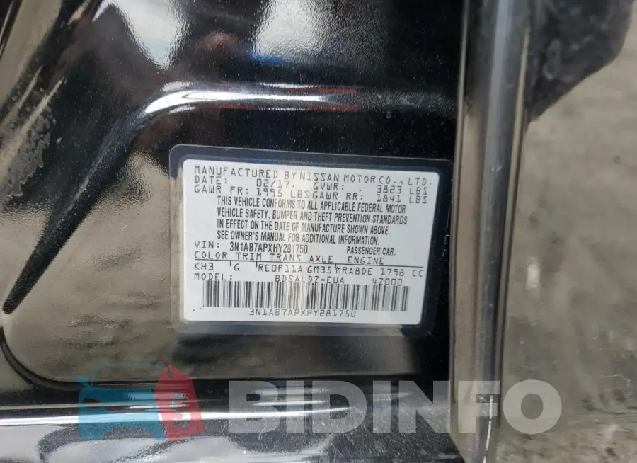 3N1AB7APXHY281750 Photo# 12