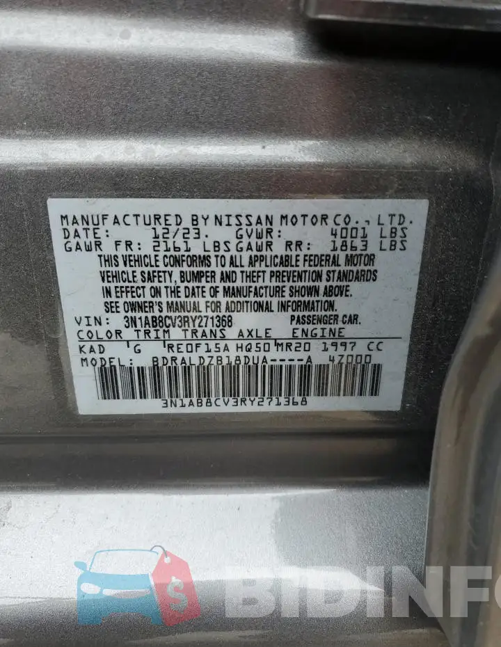3N1AB8CV3RY271368 Photo# 13
