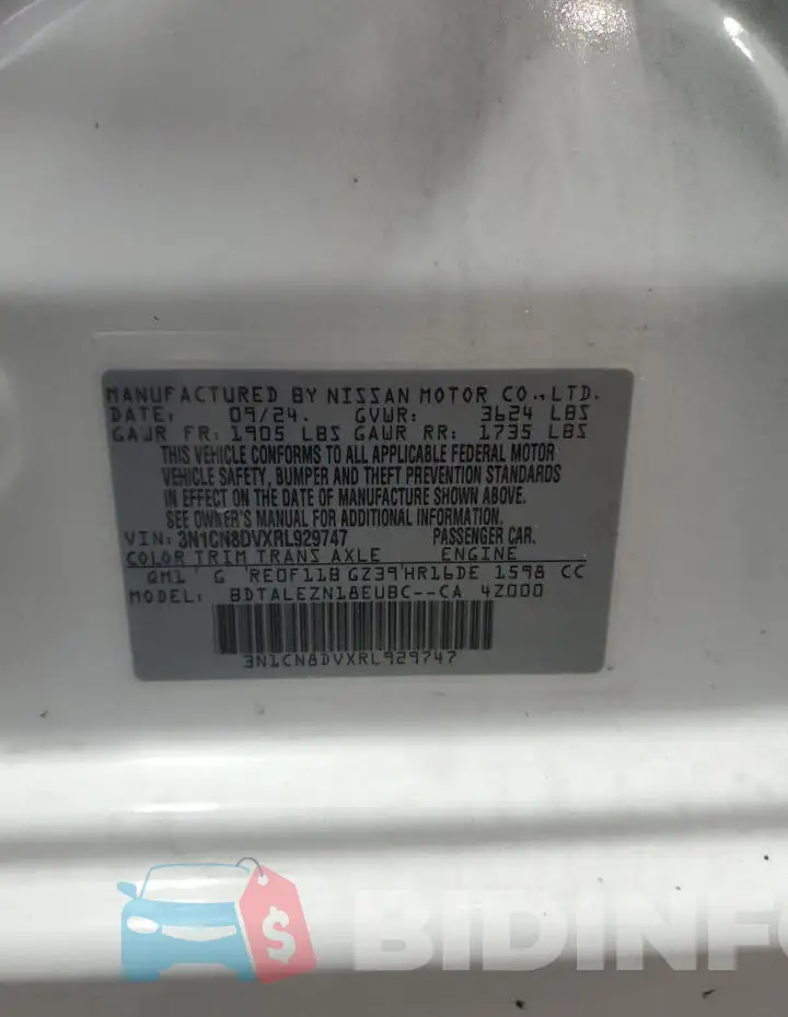 3N1CN8DVXRL929747 Photo# 12