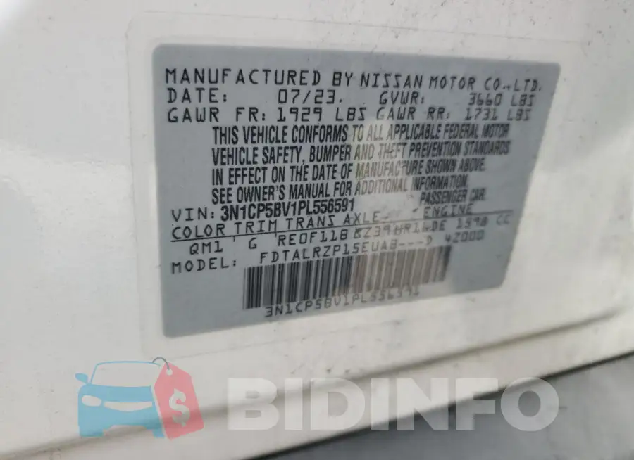 3N1CP5BV1PL556591 Photo# 12