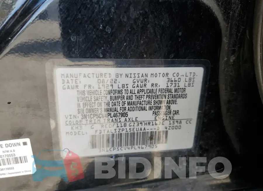 3N1CP5CV4PL467905 Photo# 13