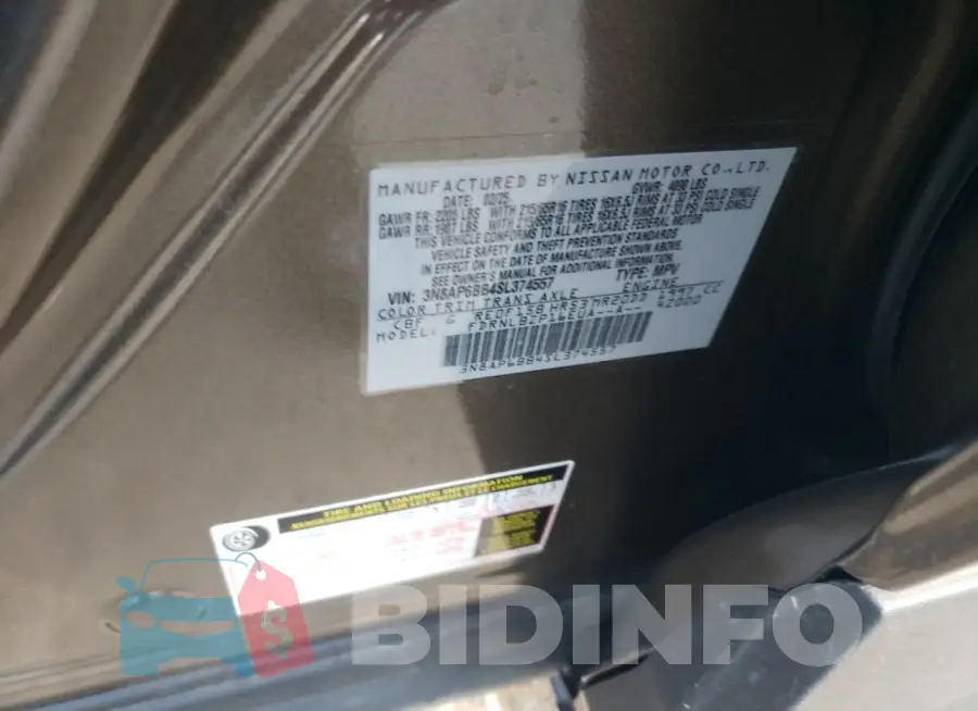 3N8AP6BB4SL374557 Photo# 14