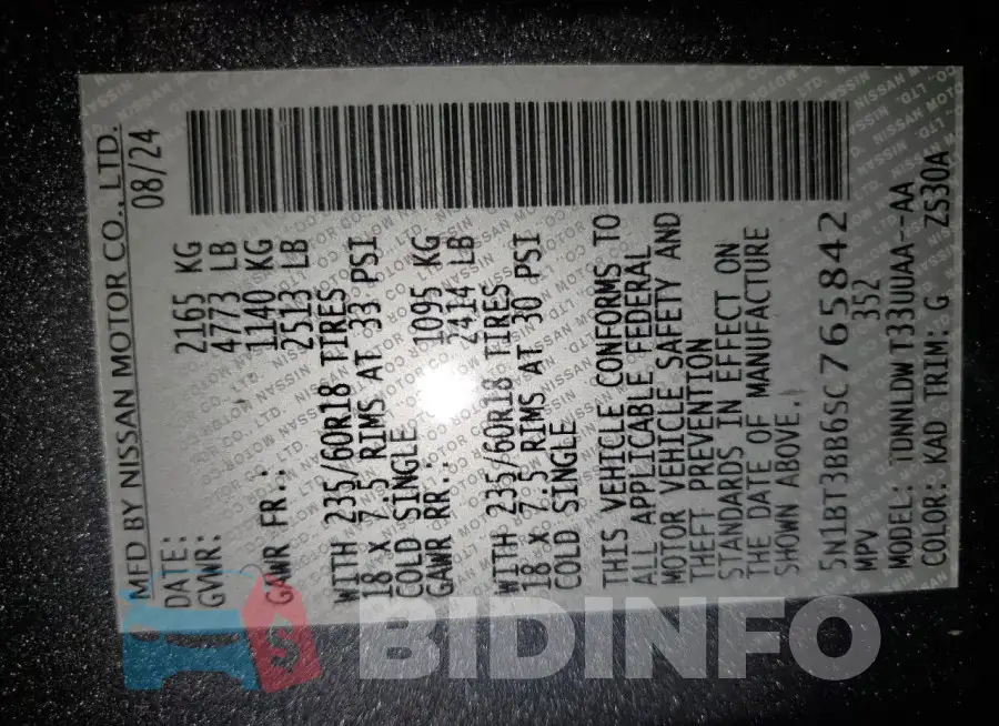 5N1BT3BB6SC765842 Photo# 14