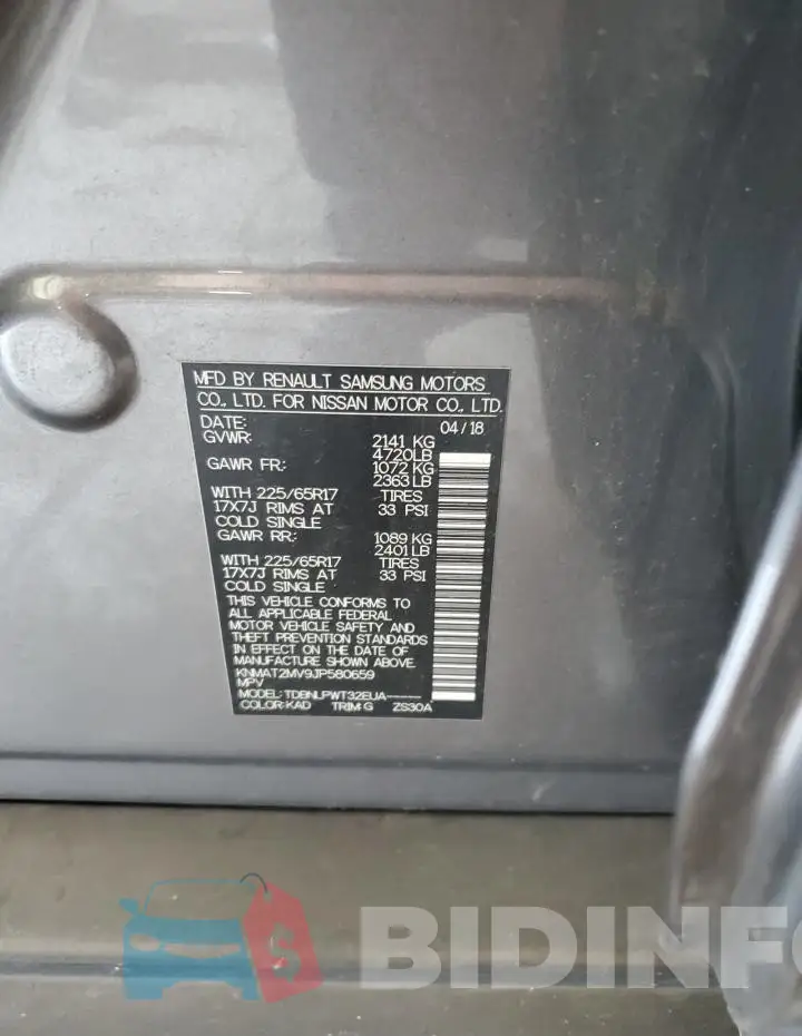 KNMAT2MV9JP580659 Photo# 14