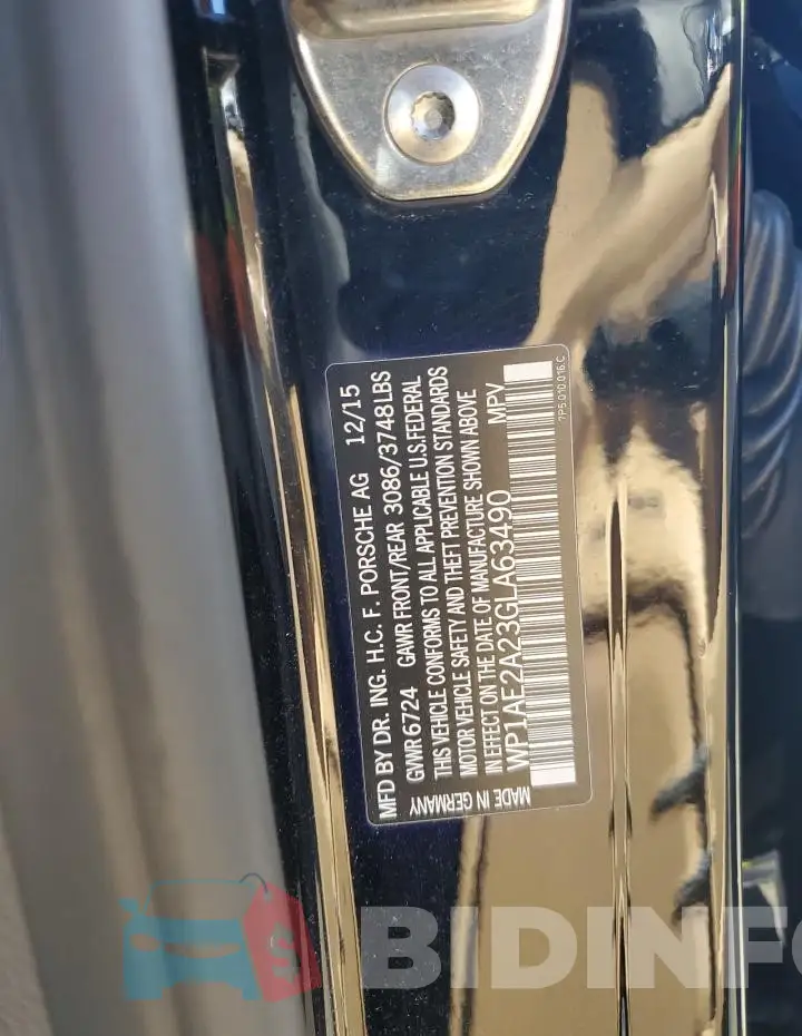 WP1AE2A23GLA63490 Photo# 12