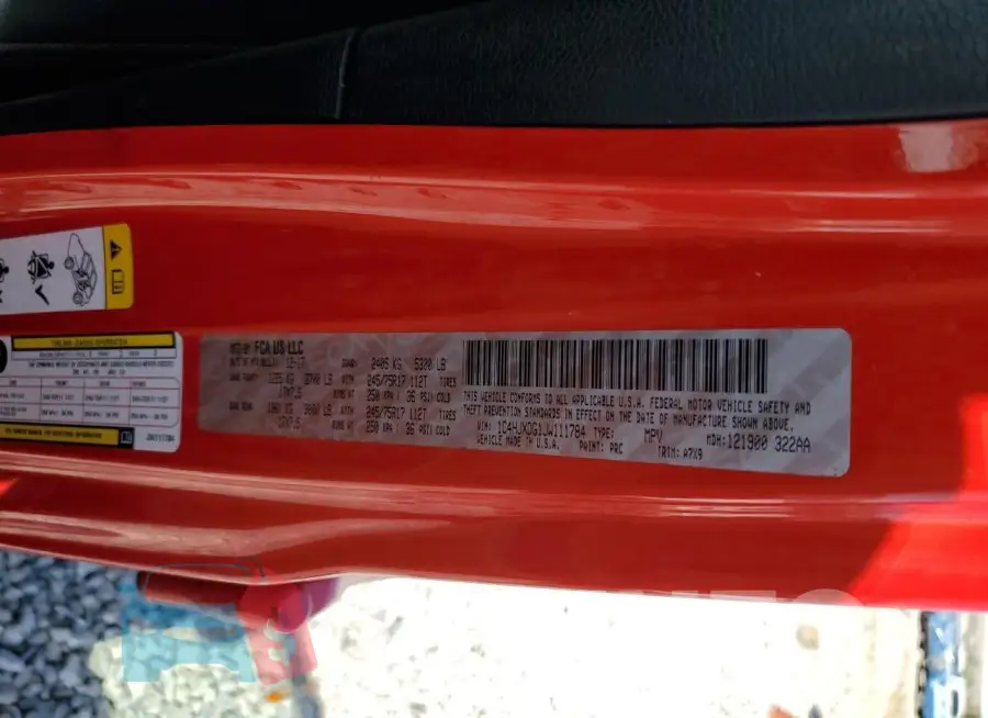 1C4HJXDG1JW111784 Photo# 12