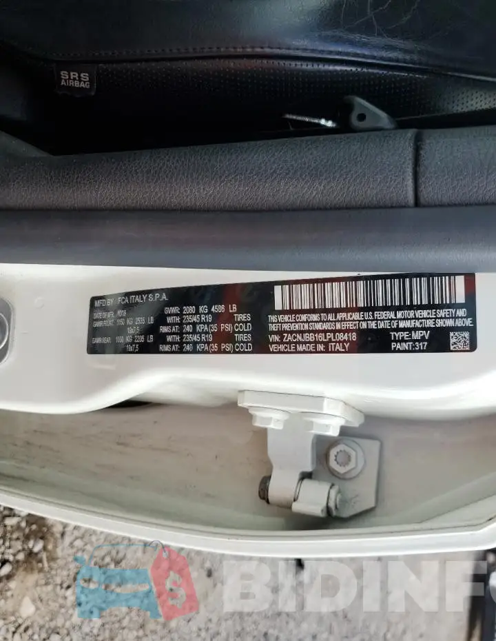 ZACNJBB16LPL08418 Photo# 13