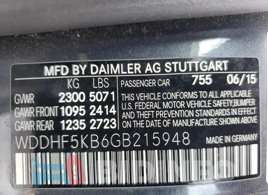 WDDHF5KB6GB215948 Photo# 12