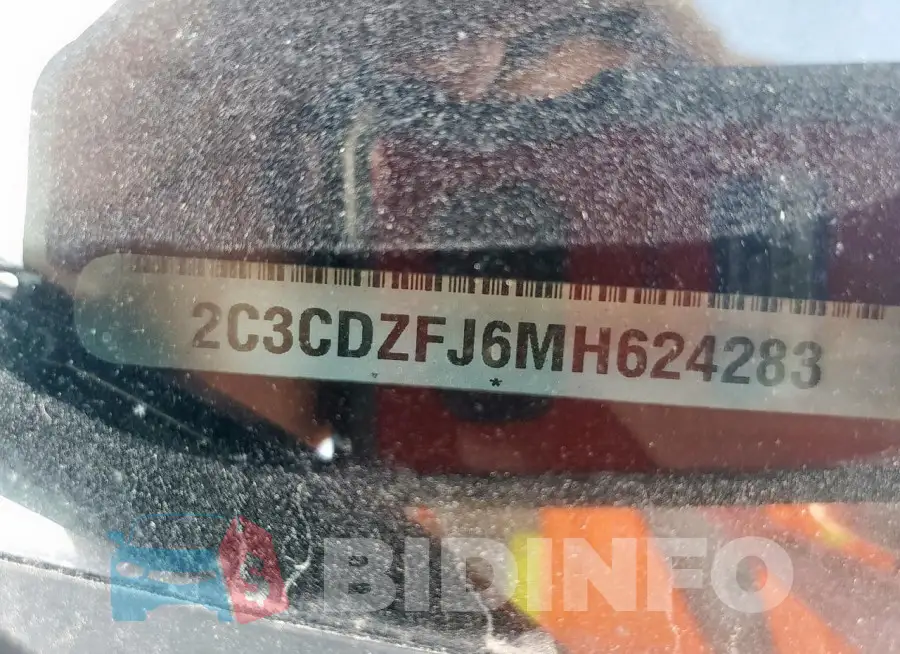 2C3CDZFJ6MH624283 Photo# 12