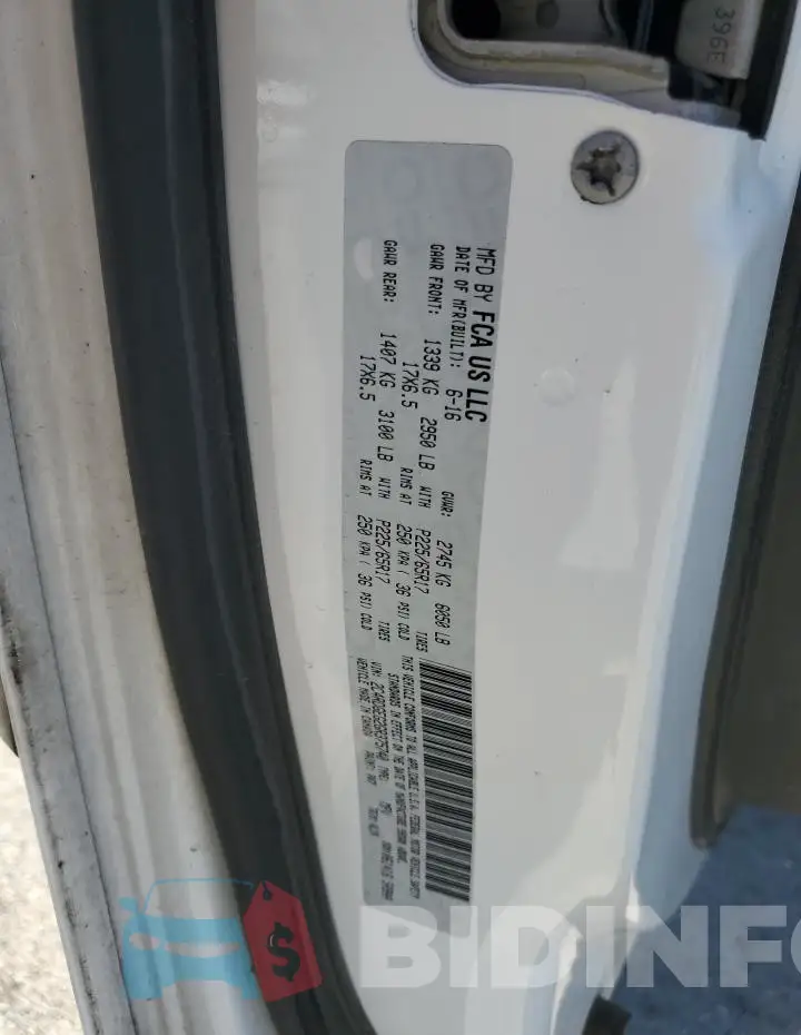 2C4RDGEG2GR375740 Photo# 13