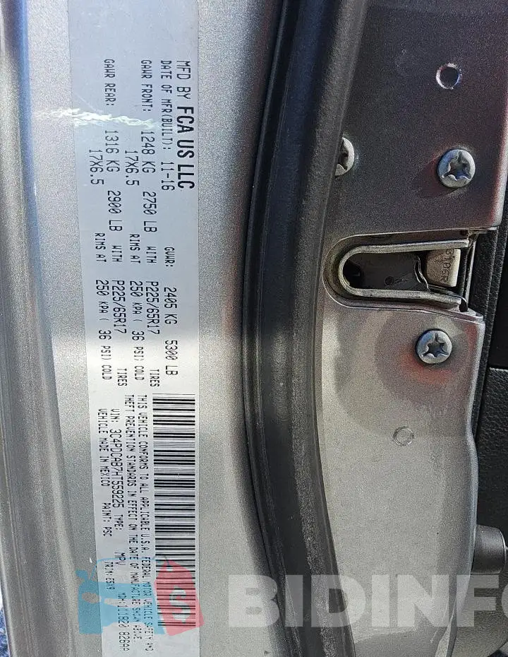 3C4PDCAB7HT559225 Photo# 13