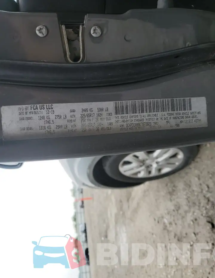 3C4PDCAB9KT873823 Photo# 13