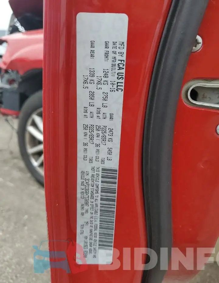 3C4PDCBG6HT530907 Photo# 13