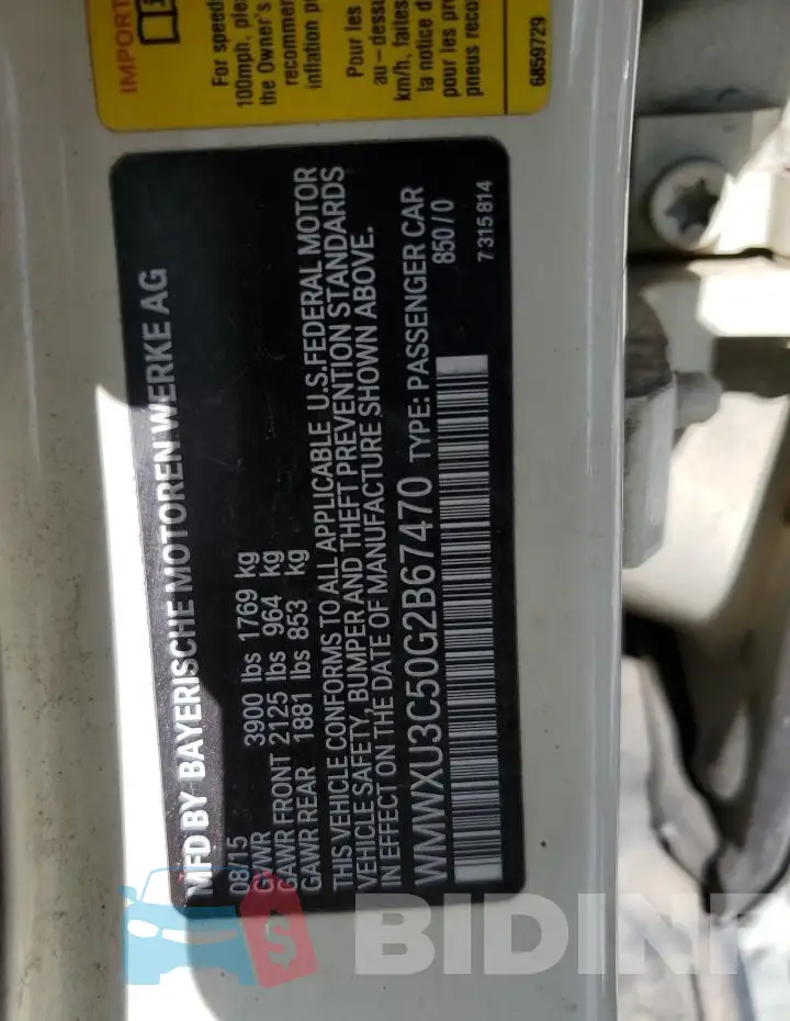 WMWXU3C50G2B67470 Photo# 12