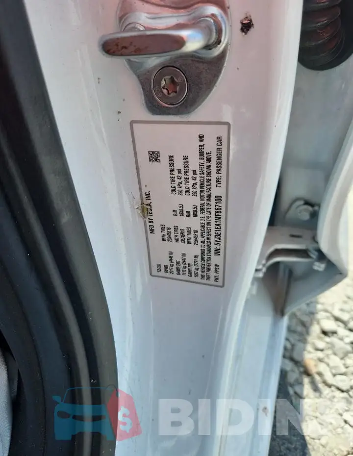 5YJ3E1EA1MF867100 Photo# 14