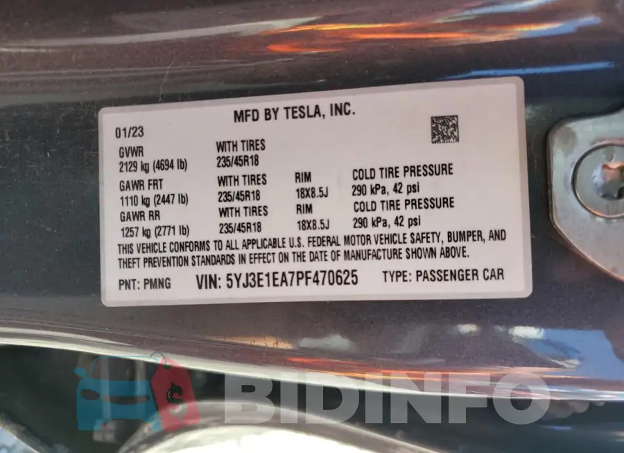 5YJ3E1EA7PF470625 Photo# 12