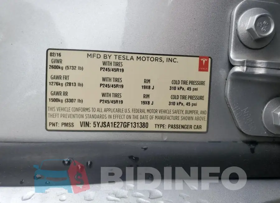 5YJSA1E27GF131380 Photo# 12