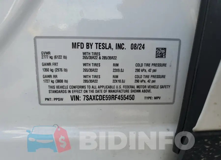 7SAXCDE59RF455450 Photo# 13