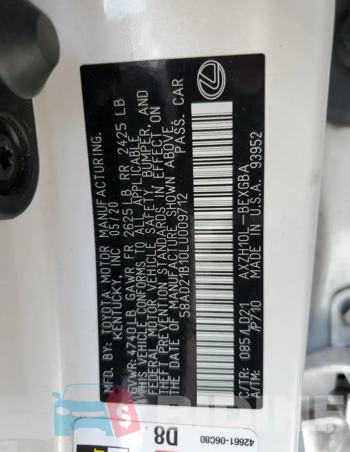 58AD21B10LU009712 Photo# 12