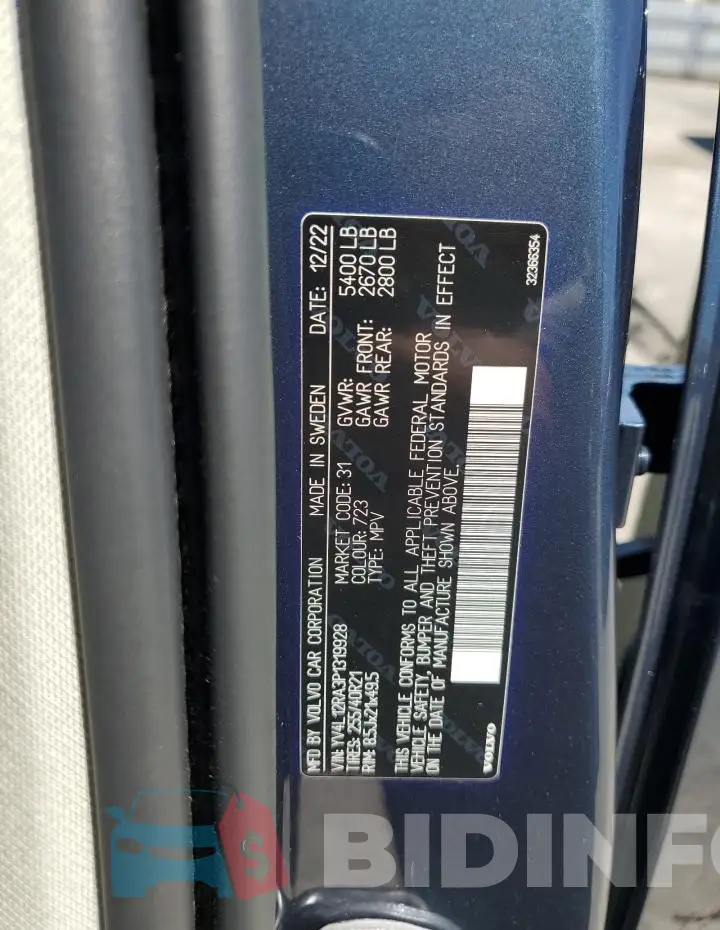 YV4L12RA3P1319928 Photo# 14