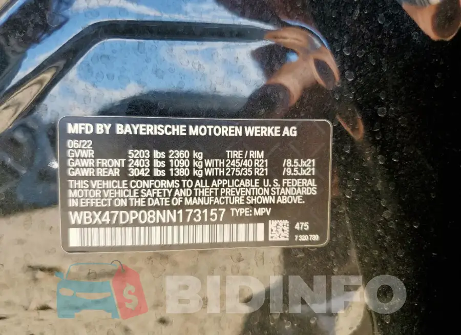 WBX47DP08NN173157 Photo# 14