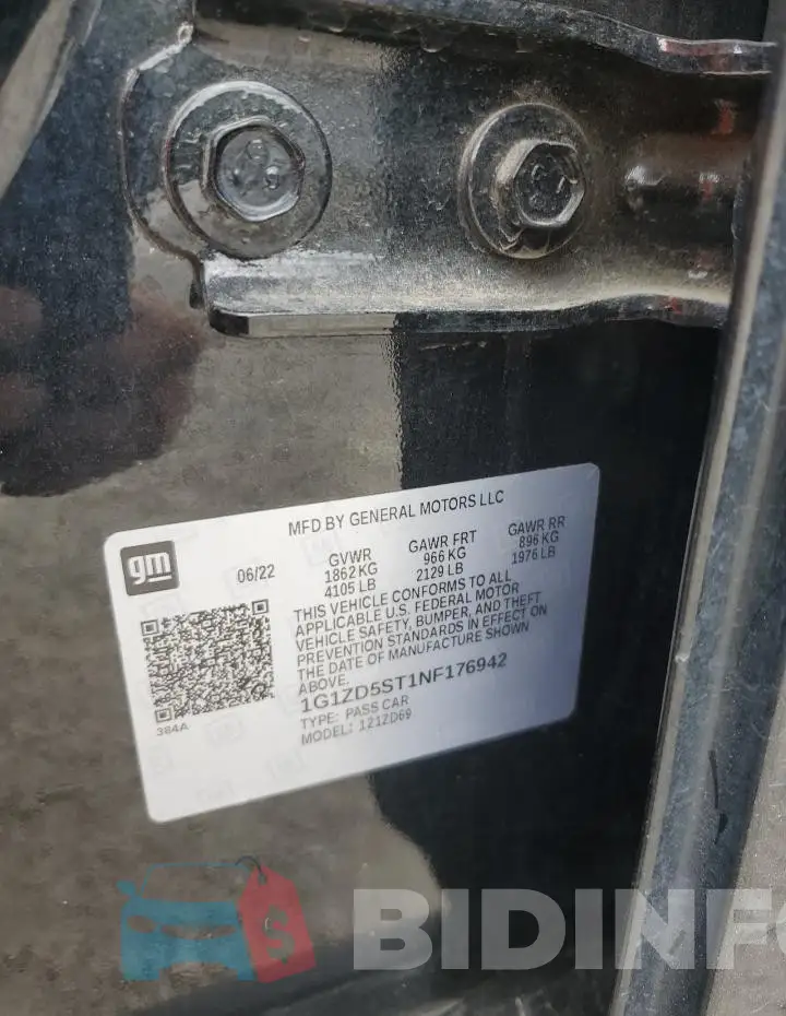 1G1ZD5ST1NF176942 Photo# 12
